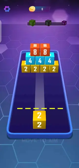 Screenshot of 2048 Cube Winner Diamond