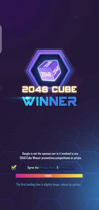 Screenshot of 2048 Cube Winner Android