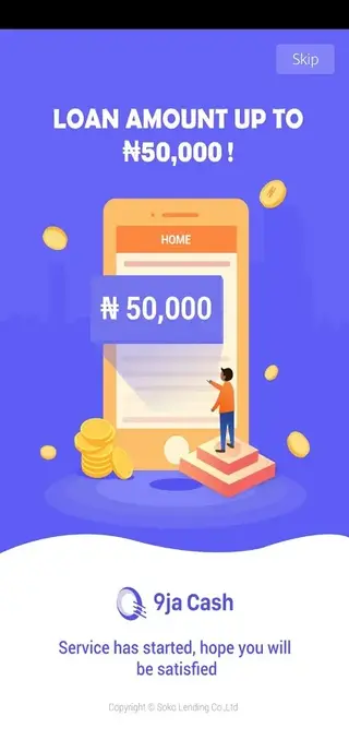 Screenhot of 9ja Cash Android