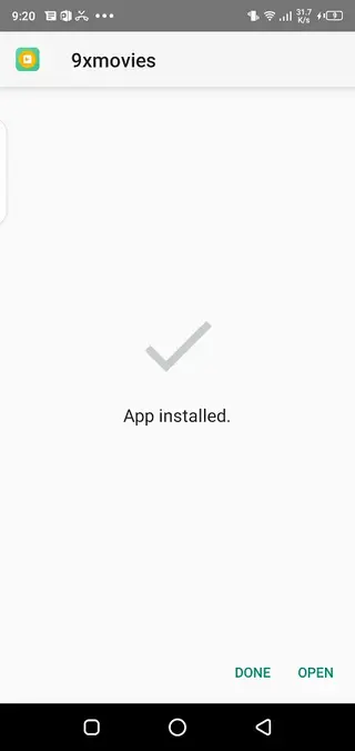 Screenshot of 9xFlix Android