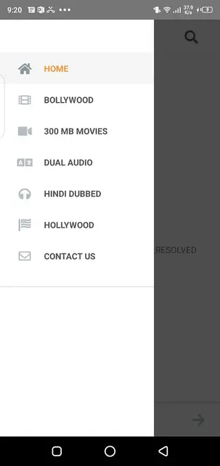 Screenshot of 9xFlix Download