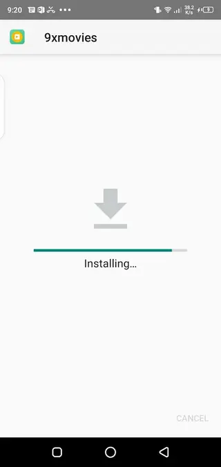 Screenshot of 9xFlix Apk Movie App