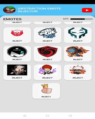 Screeenshot of Abstraction Emote Injector Hack