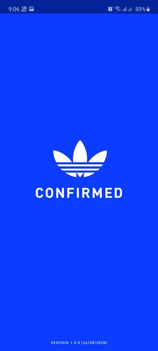 Screenshot of Adidas Confirmed App