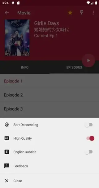 Screenshot of aDrama For Android