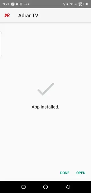 Screenshot of Adrar Tv Android