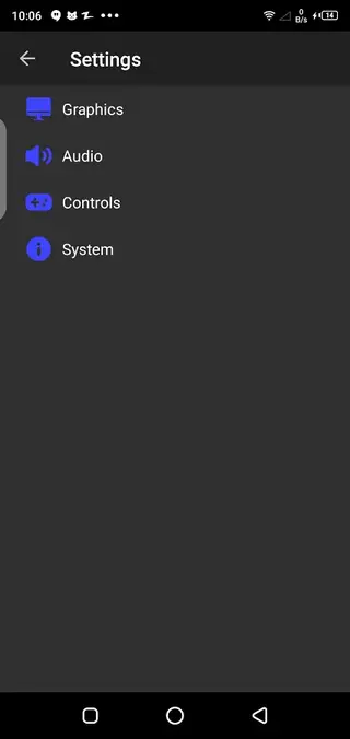 Screenshot of Aethersx2 Android