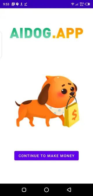 Screenshot of AiDog App