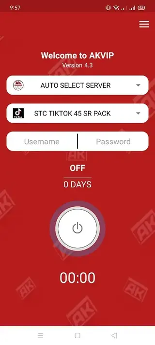 Screenshot of AKVIP Download