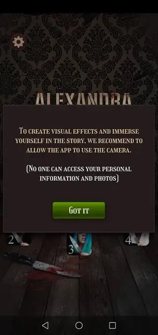 Screenhot of Alexandra App