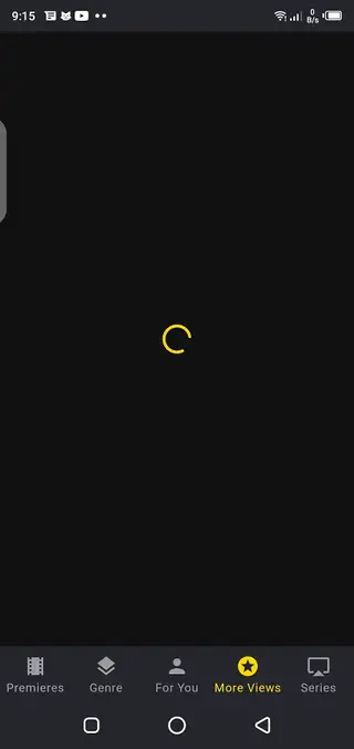 Screeenshot of Allpeliculas Android