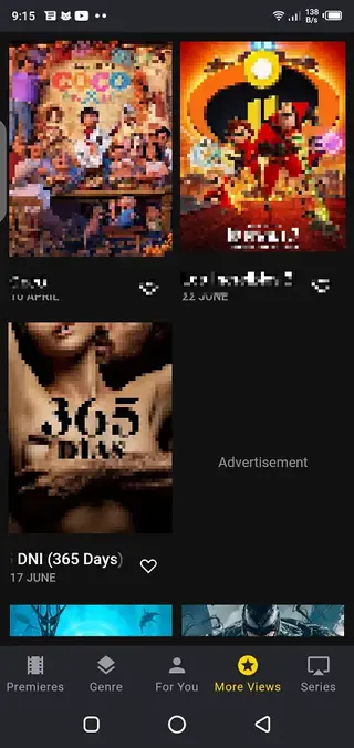 Screeenshot of Allpeliculas App