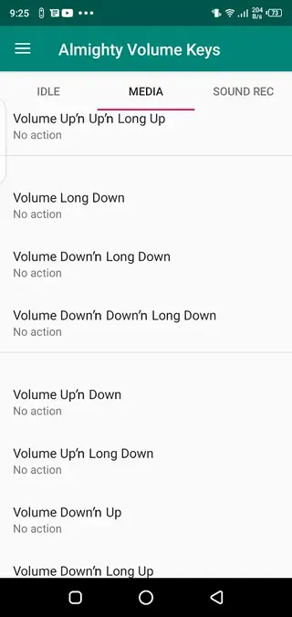 Screenshot of Almighty Volume Keys