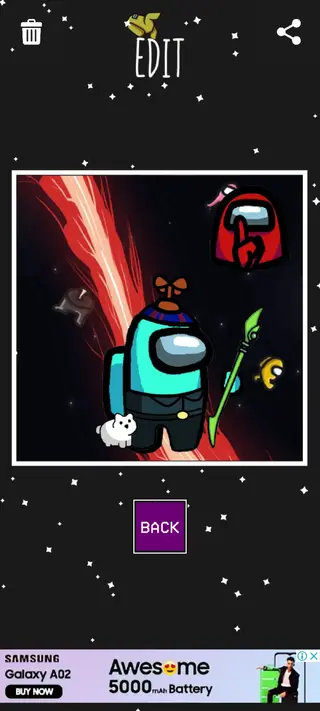 Screnshot of Among Us Skin Apk