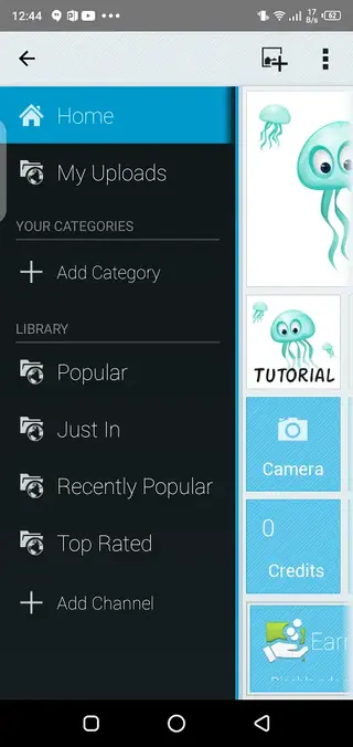 Screenshot of Andwobble App