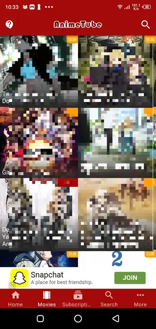 Screenshot of Anime Fanz Tube Android