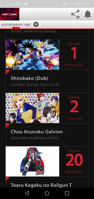 Screenshot of Animeheaven Apk