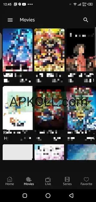 Screenshot of Animix App