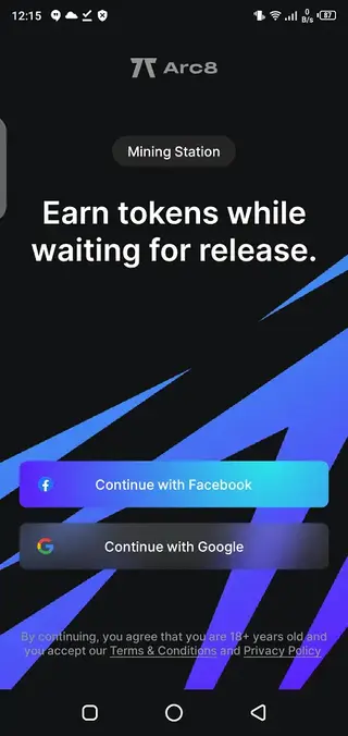 Screenshot of Arc8 Android