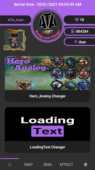 Screenshot of ATA MLBG Changer Apk