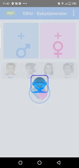 Screenshot of Baby Gen Android