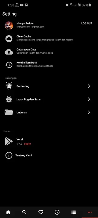 Screenshot of Baca Komik App