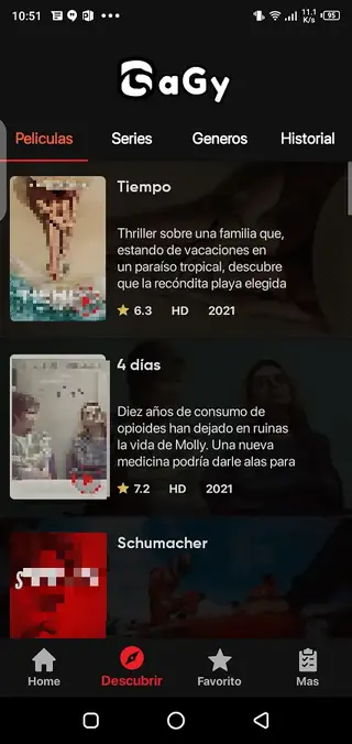 Screenshot of Bagy Android