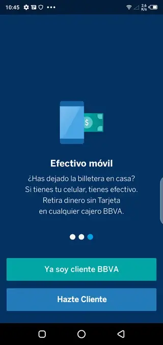 Screenshot of BBVA Download