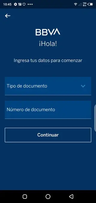 Screenshot of BBVA Apk