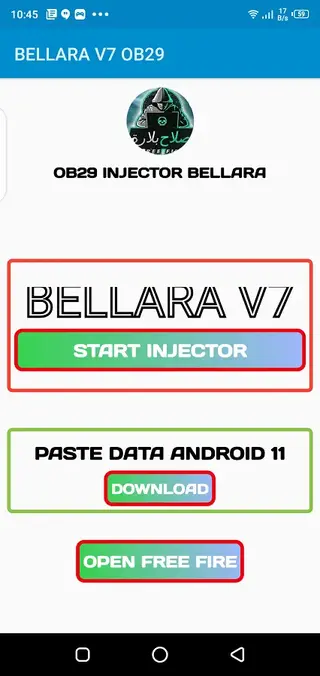 Screenshot of Bellara Injector Apk