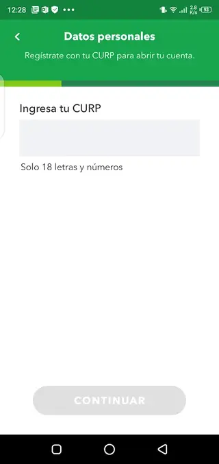 Screenshot of Bienestar Azteca App