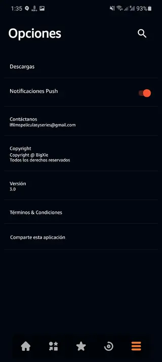 Screenshot of Bigxie Pro Android