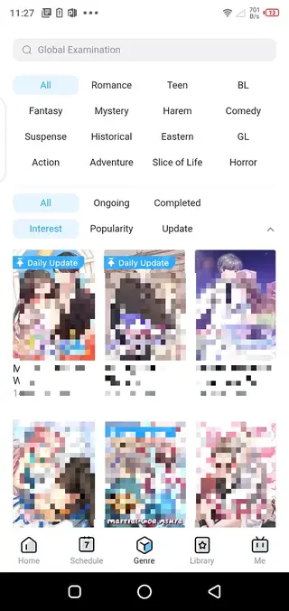 Screenshot of Bilibili Comics Android