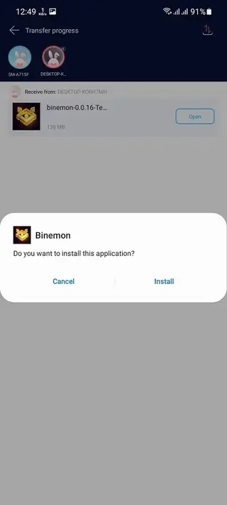 Screenshot of Binemon Game Download