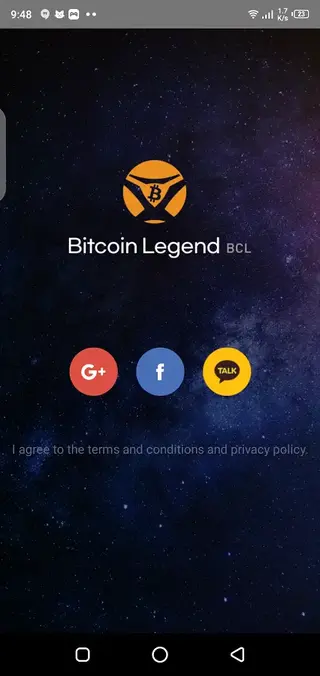 Screenshot of BitcoinLegend