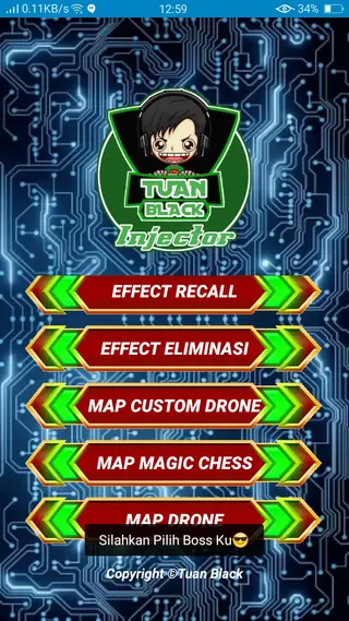Screenshots of Black Injector Apk