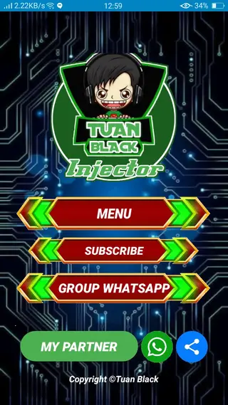 Screenshots of Black Injector