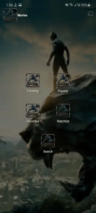 Screenshot of Black Panther Tv Apk