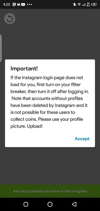 Screenshot of BlueFollowers Download