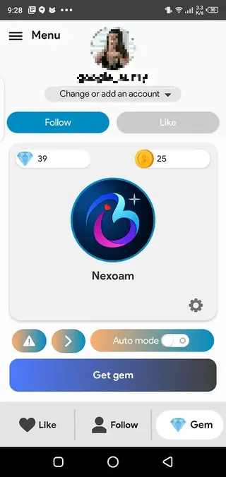 Screenshot of Blue Followers Apk