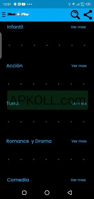 Screenshot of Blue Play Download