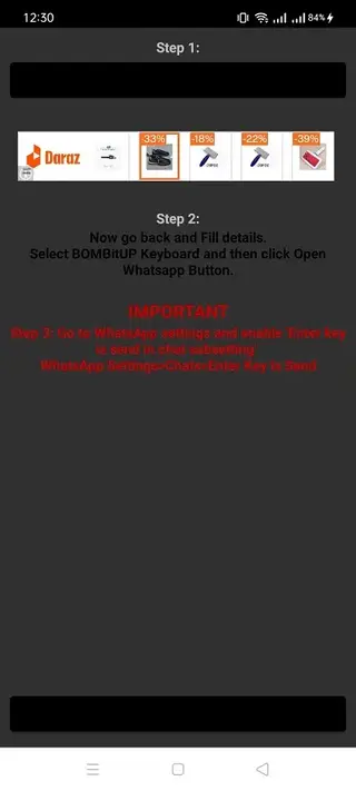 Screenhot of Alkaicer BOMBitUP Android