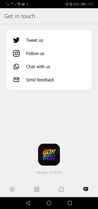 Screenshot of Box Box Widgets Android