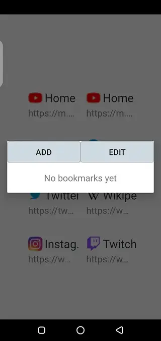 Screenshot of Bro Browser Apk Browsing App