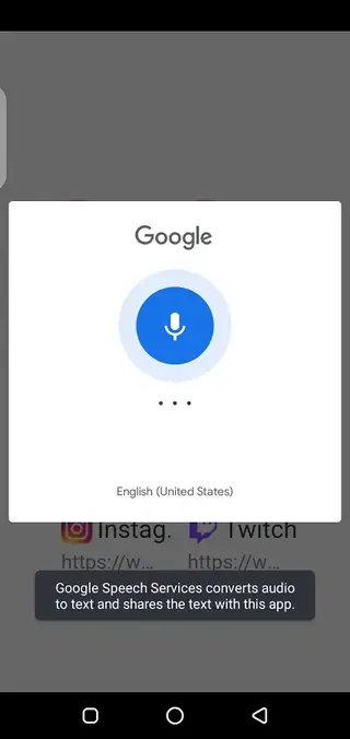 Screenshot of Bro Browser Android