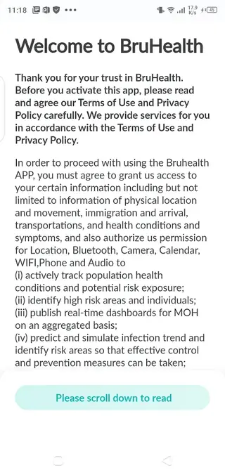 Screenshot of Bruhealth 3.0 Apk