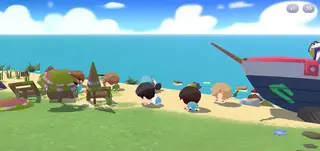 Screenhot of BTS Island Game