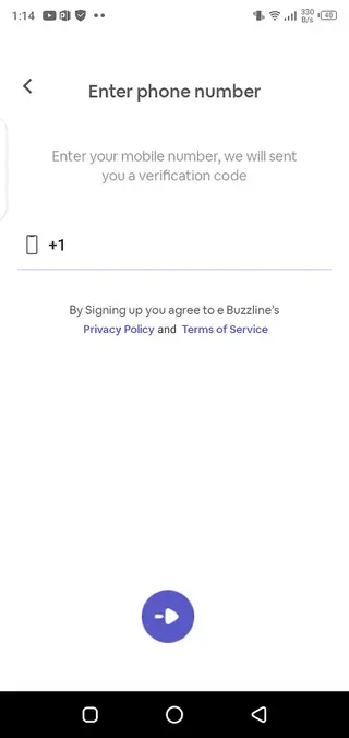 Screenshot of Buzzline Android