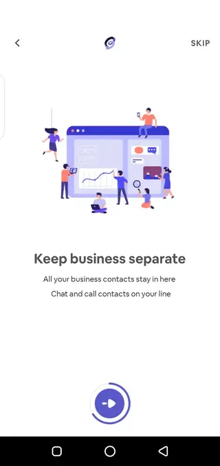 Screenshot of Buzzline App