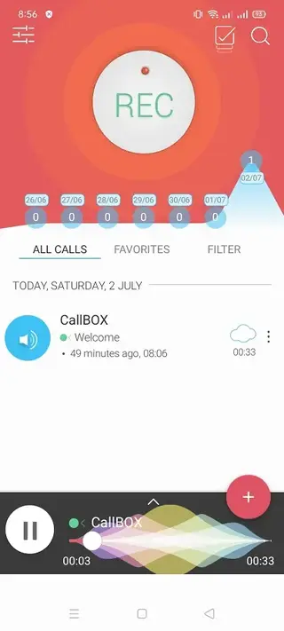 Screenhot of CallBox Apk